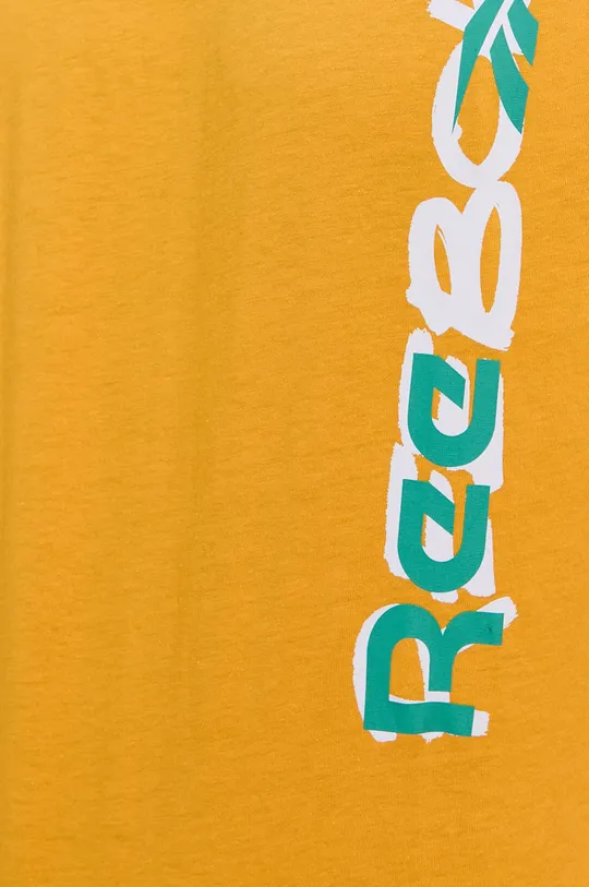 żółty Reebok T-shirt GS9016