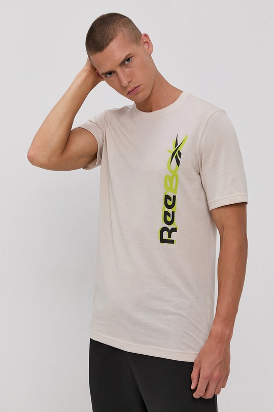 szary Reebok T-shirt GS9022 Męski