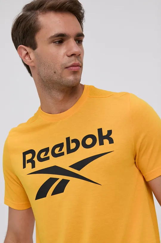 żółty Reebok T-shirt GT5759 Męski