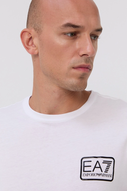 biały EA7 Emporio Armani T-shirt 6KPT05.PJM9Z