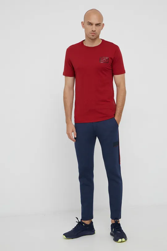 EA7 Emporio Armani T-shirt 6KPT05.PJM9Z czerwony
