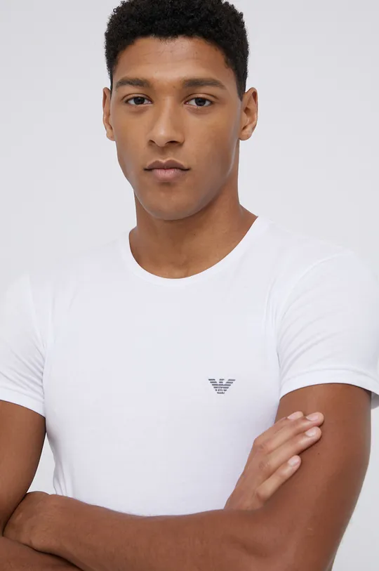 λευκό Μπλουζάκι Emporio Armani Underwear Ανδρικά