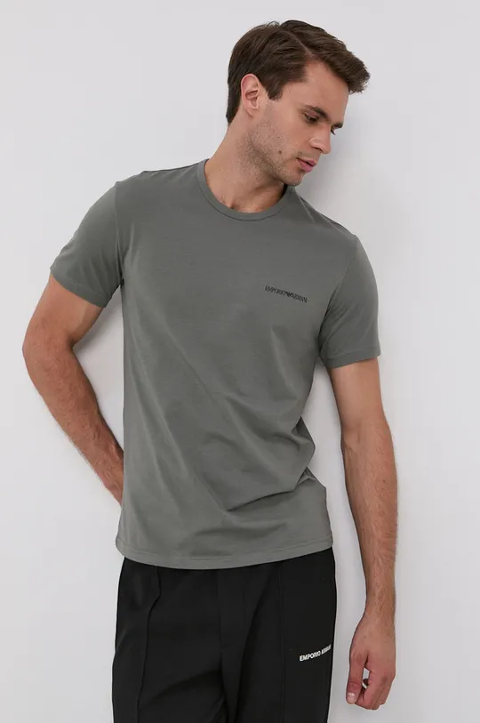 czarny Emporio Armani Underwear T-shirt (2-pack) 111267.1A717 Męski
