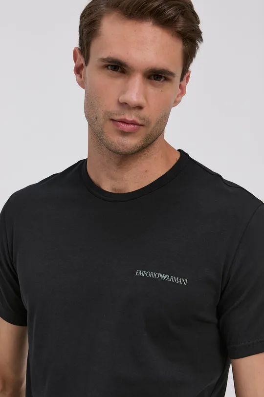 Majica kratkih rukava Emporio Armani Underwear (2-pack) crna