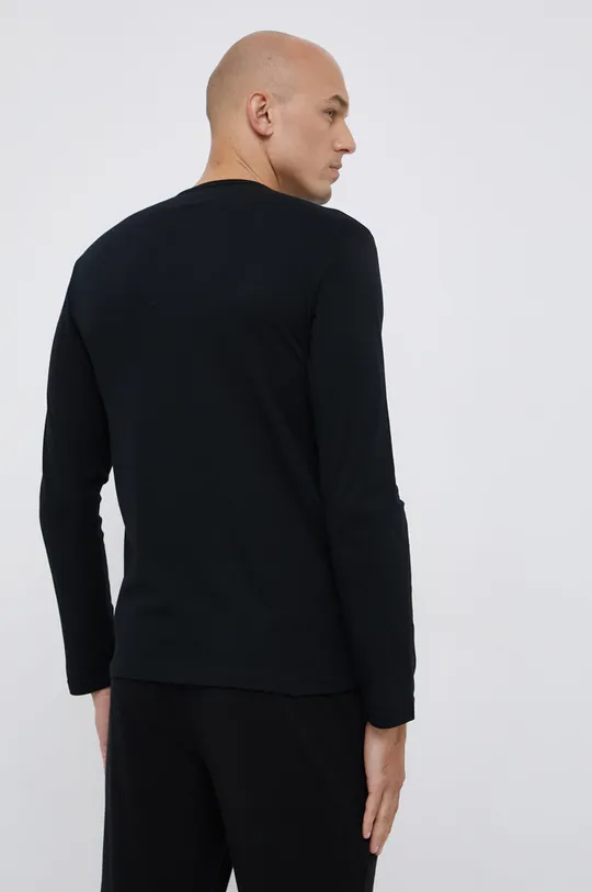 Βαμβακερή μπλούζα πιτζάμας με μακριά μανίκια Emporio Armani Underwear  100% Βαμβάκι
