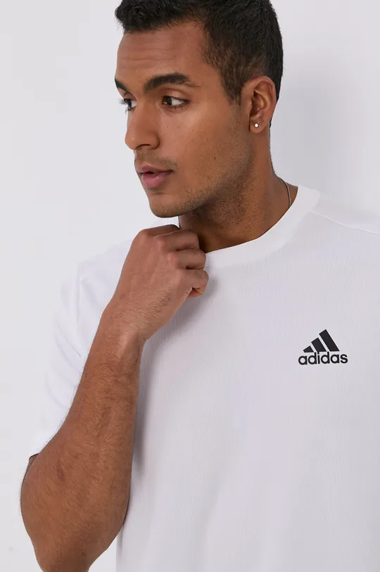 fehér adidas edzős póló GM5509 Férfi