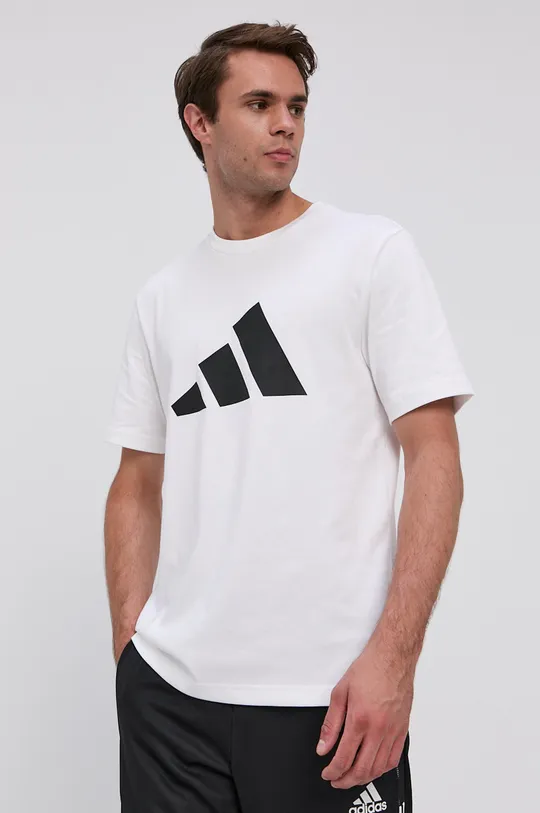 biały adidas Performance T-shirt GR4111 Męski