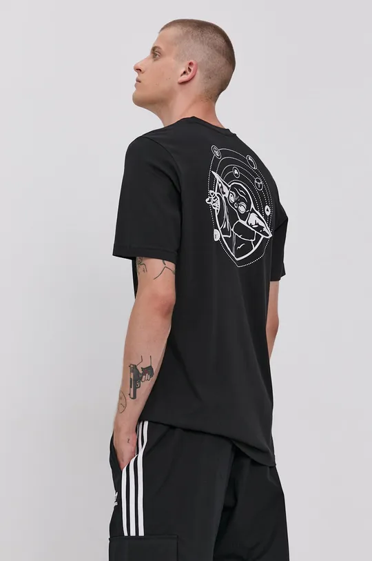 czarny adidas T-shirt bawełniany x Star Wars GS6214