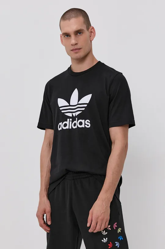 Bavlnené tričko adidas Originals čierna