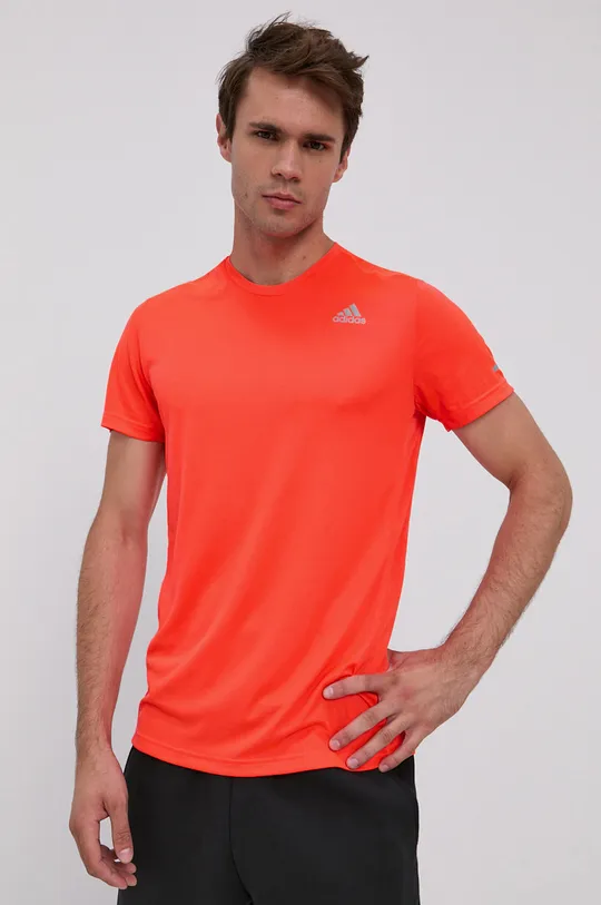 pomarańczowy adidas Performance T-shirt x Aktiv Against Cancer H34536 Męski