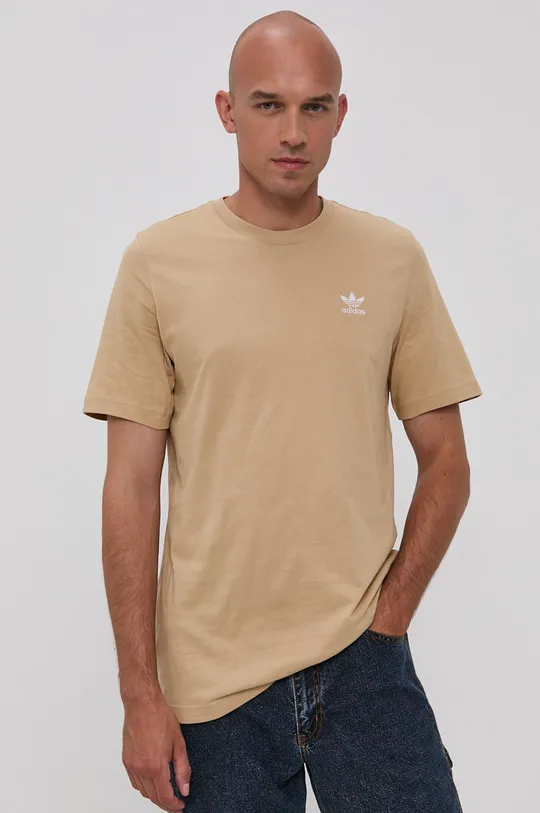 adidas Originals T-shirt H34634 beżowy