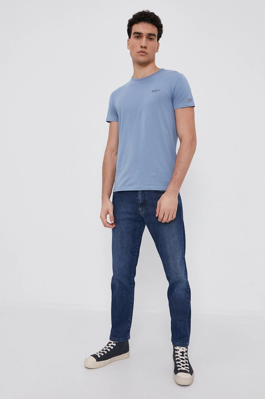 Pepe Jeans T-shirt Original Basic 3 fioletowy