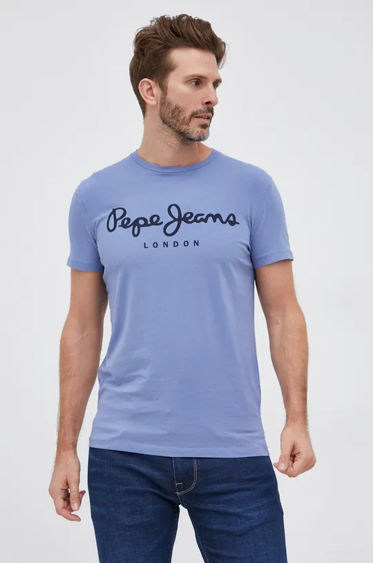 niebieski Pepe Jeans T-shirt