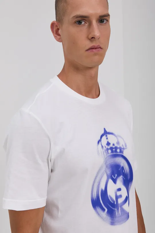 biały adidas Performance T-shirt bawełniany GR4261
