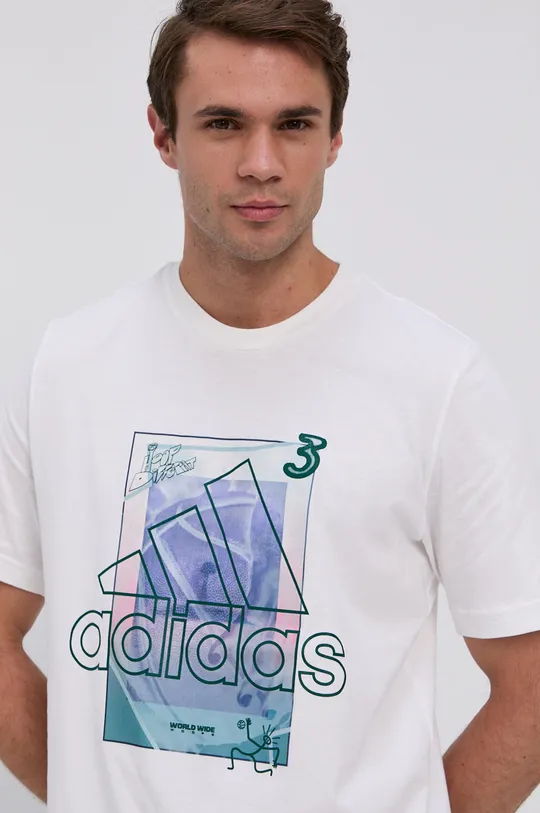 adidas Performance T-shirt bawełniany H42082 100 % Bawełna