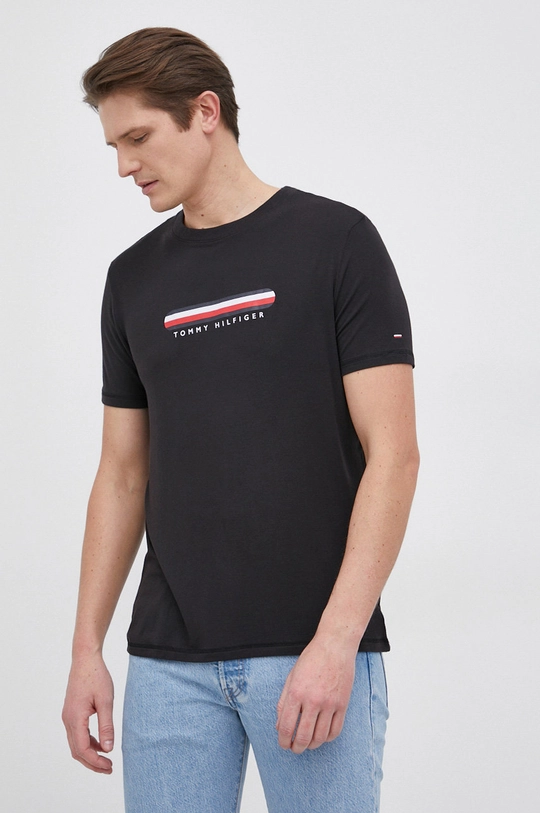 czarny Tommy Hilfiger T-shirt