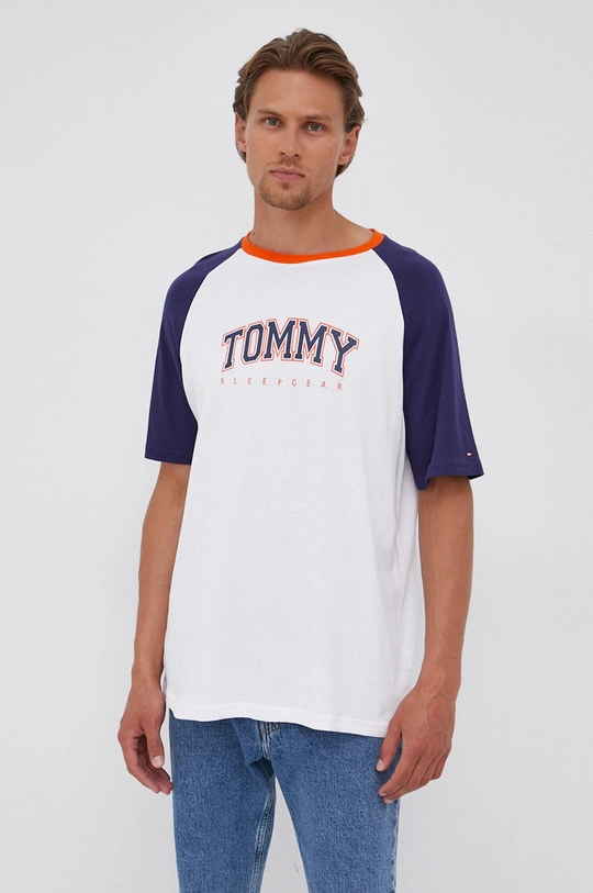 Tommy Hilfiger T-shirt bawełniany biały