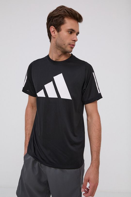 czarny adidas Performance T-shirt