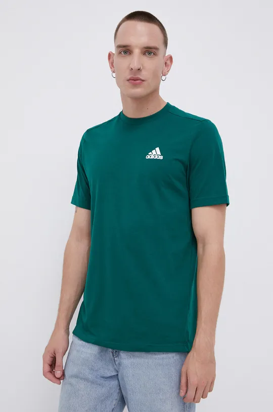 zielony adidas T-shirt H30267 Męski