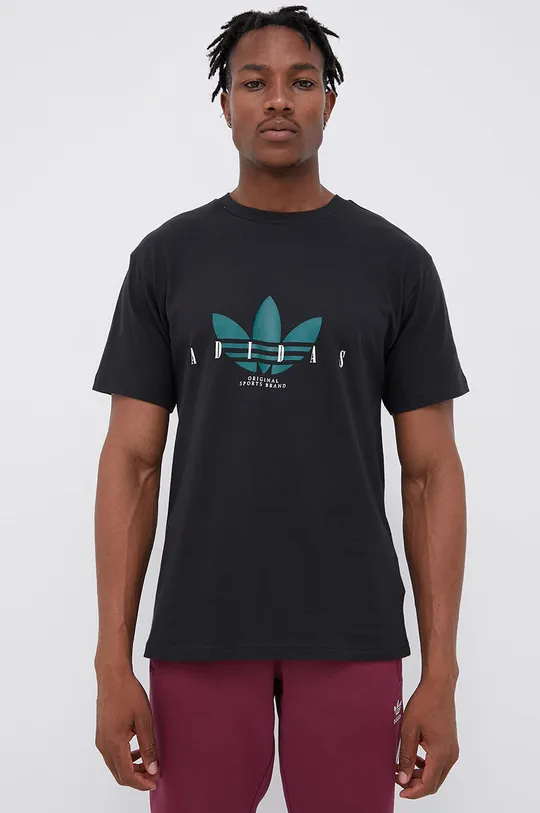 adidas Originals T-shirt bawełniany H31329 czarny