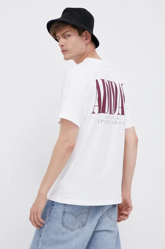 adidas Originals T-shirt bawełniany H31330 biały