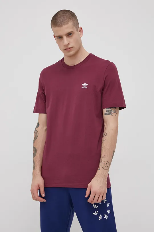 fioletowy adidas Originals T-shirt bawełniany H34635 Męski