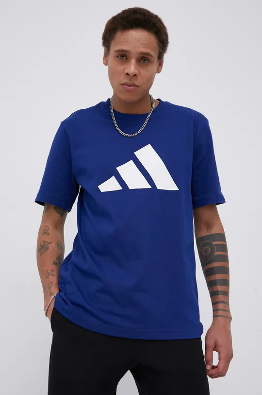 adidas Performance T-shirt H39753 niebieski
