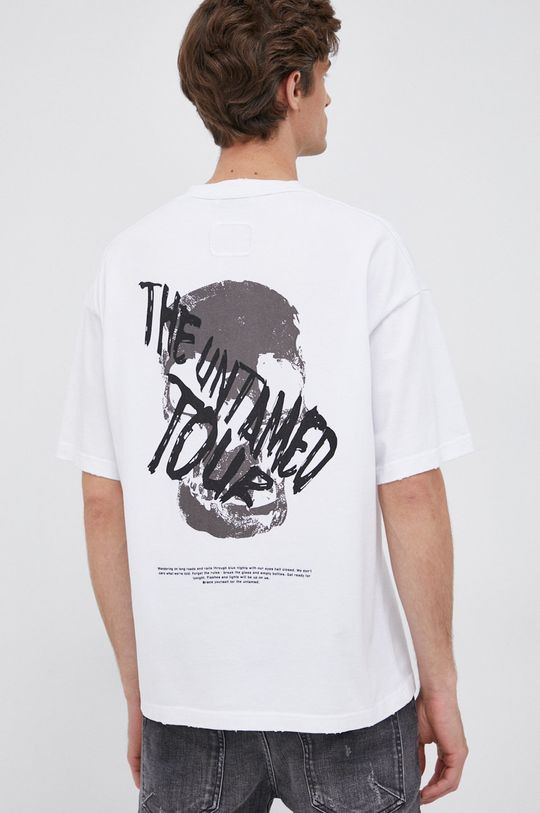 biały Young Poets Society T-shirt bawełniany Męski