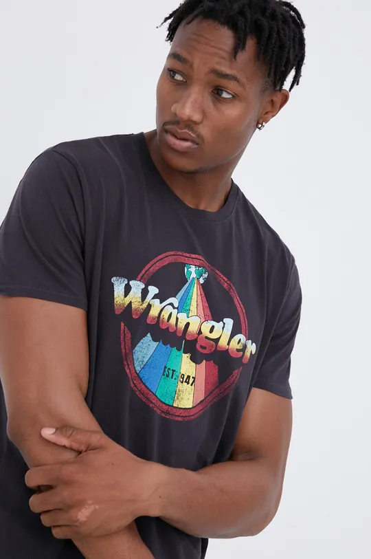 Wrangler T-shirt bawełniany Męski