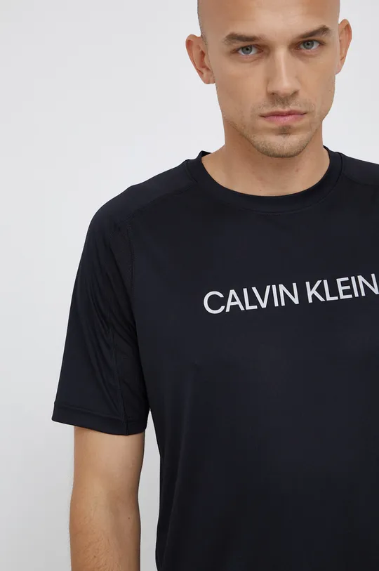 crna Majica kratkih rukava Calvin Klein Performance Muški
