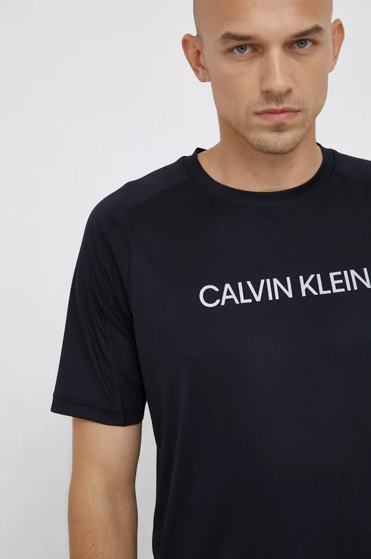 czarny Calvin Klein Performance T-shirt Męski