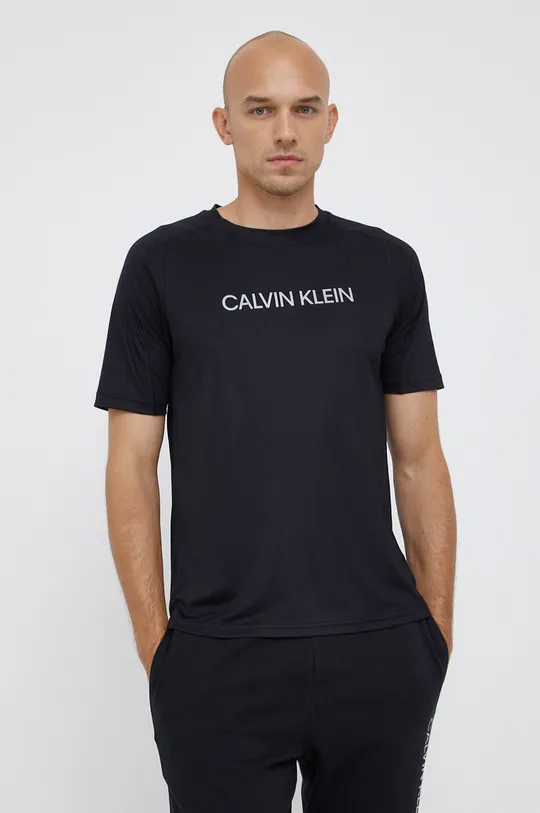 crna Majica kratkih rukava Calvin Klein Performance