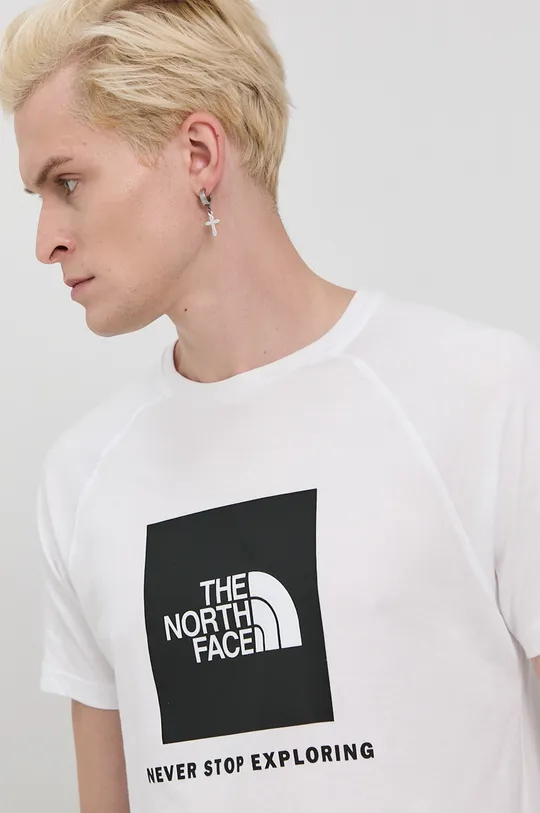 biela Bavlnené tričko The North Face