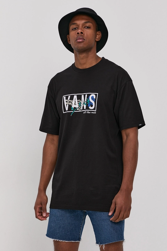 czarny Vans T-shirt