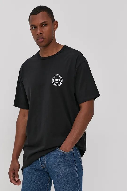 czarny Vans T-shirt