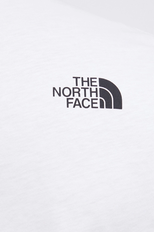 The North Face T-shirt bawełniany NF0A4SZULA91 biały