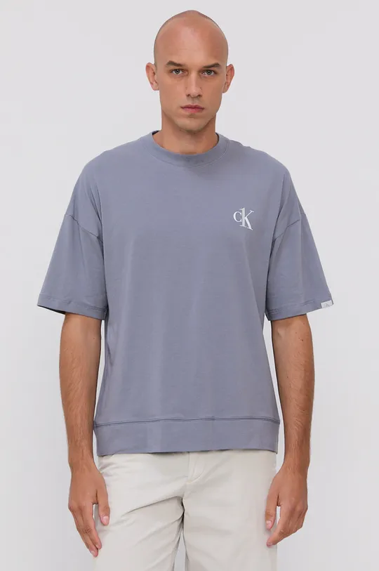 niebieski Calvin Klein Underwear T-shirt piżamowy Męski