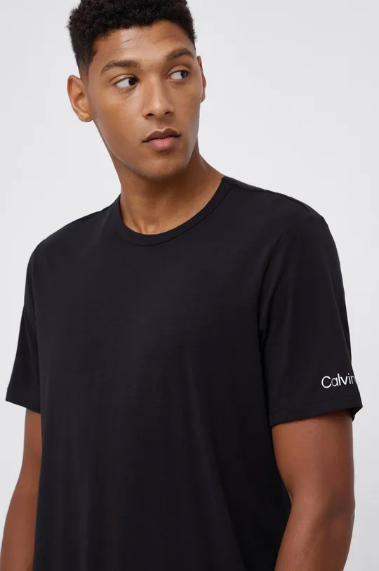 czarny Calvin Klein Underwear T-shirt piżamowy