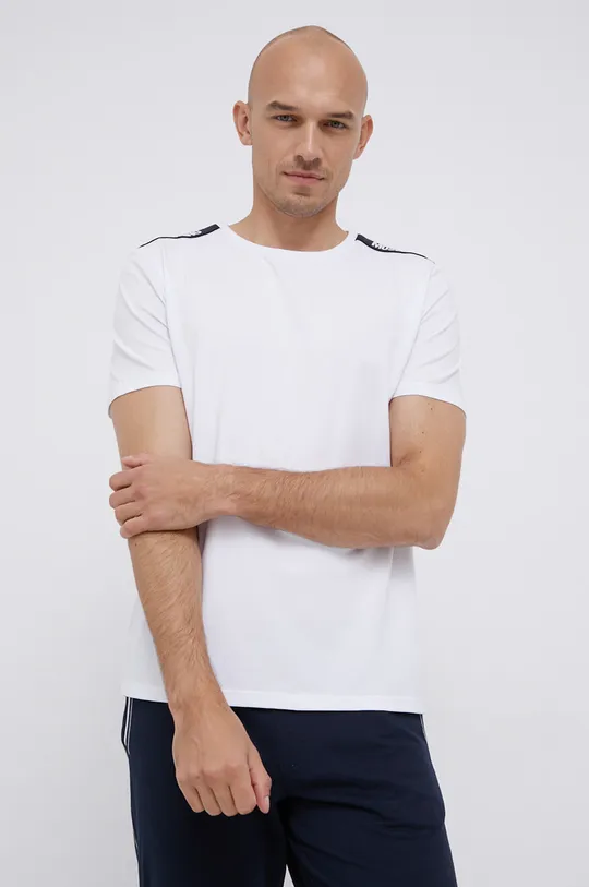 biały Moschino Underwear T-shirt Męski