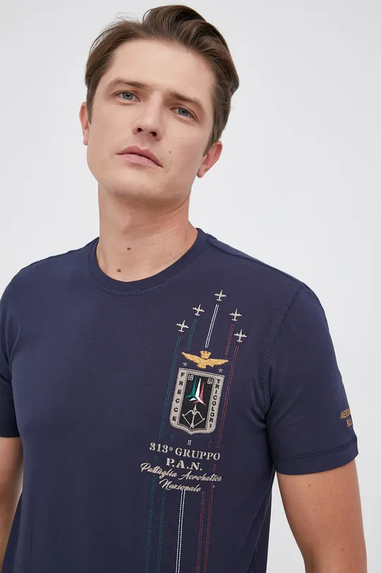granatowy Aeronautica Militare T-shirt