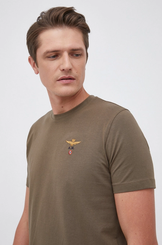 zielony Aeronautica Militare T-shirt