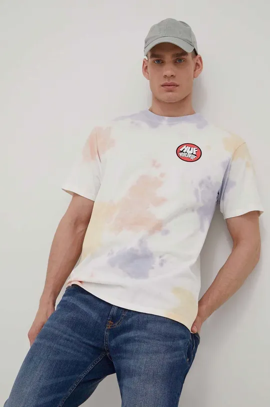 multicolor HUF t-shirt bawełniany Męski