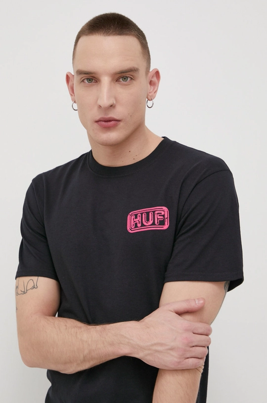 HUF T-shirt bawełniany Męski