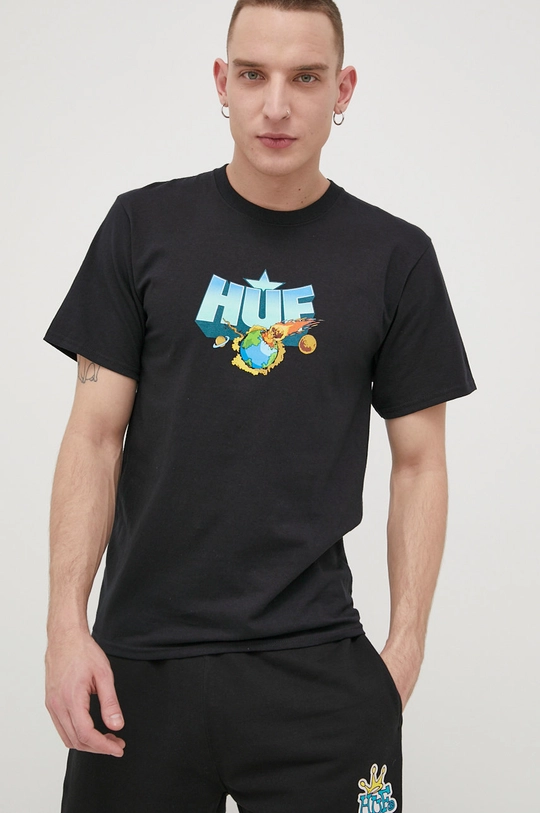 HUF T-shirt bawełniany 100 % Bawełna