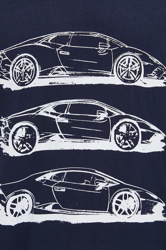 Lamborghini T-shirt bawełniany Męski