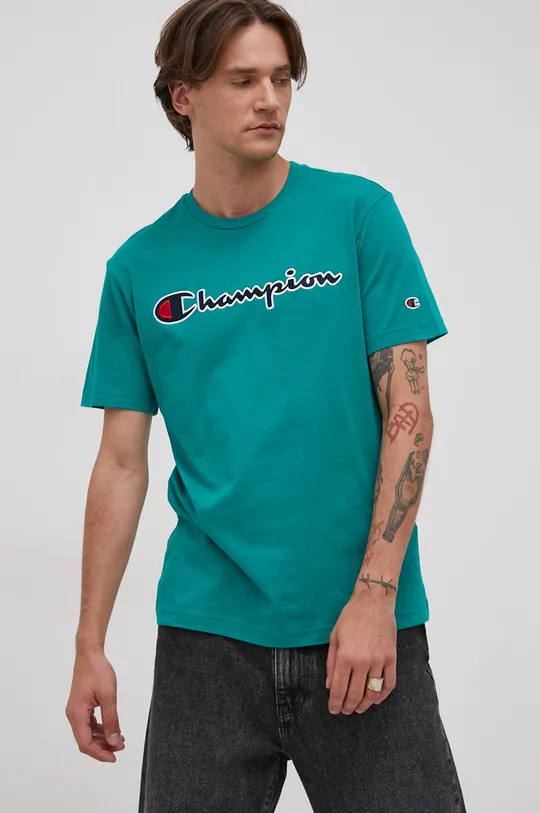 zielony Champion T-shirt bawełniany 216473