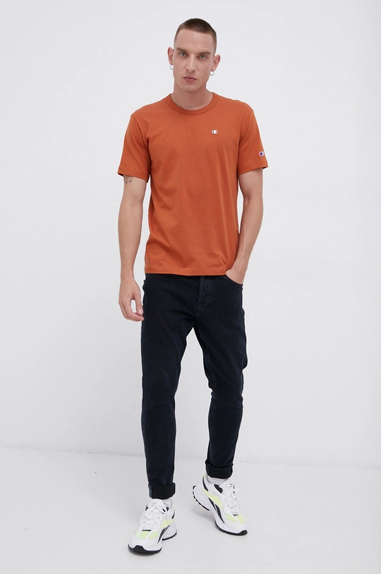 Champion cotton t-shirt orange