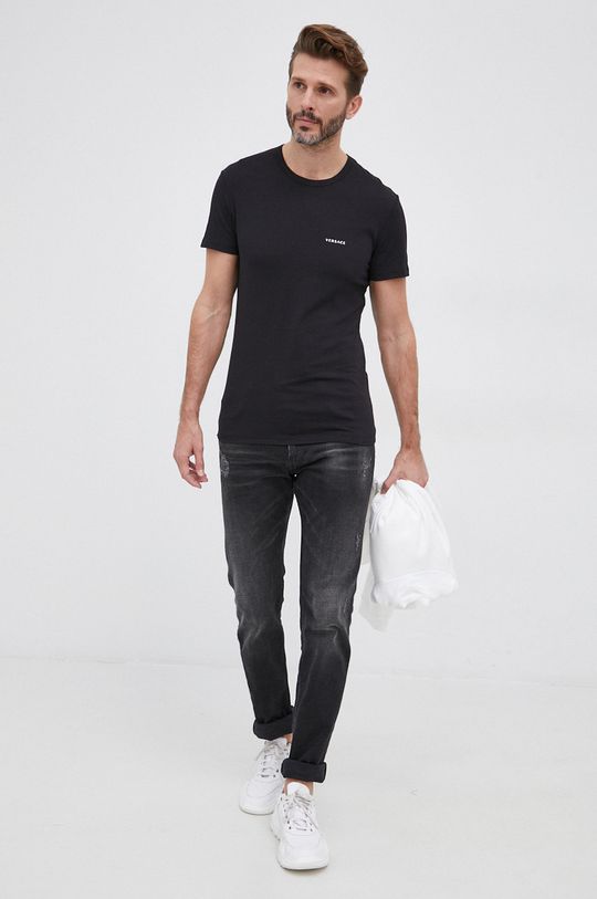 Versace t-shirt czarny