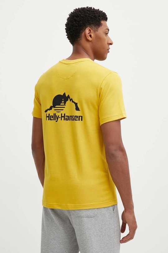 Βαμβακερό μπλουζάκι Helly Hansen YU PATCH T-SHIRT 