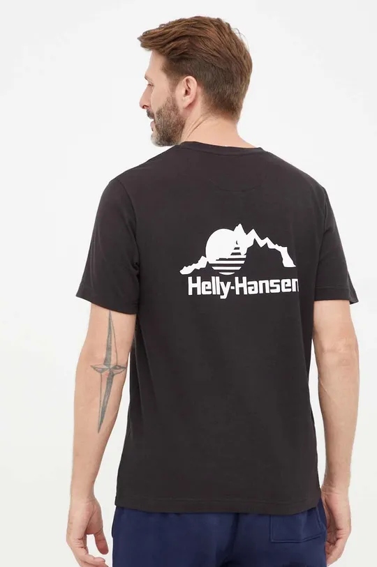 Helly Hansen cotton t-shirt YU PATCH T-SHIRT 